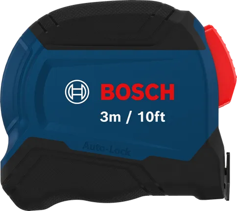 Bosch 3 metre otomatik kilitli mezura.